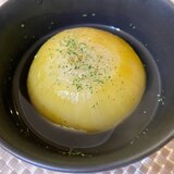 電気圧力鍋で超簡単★玉ねぎ丸ごとスープ